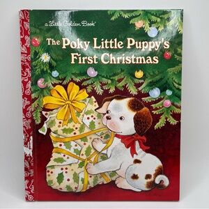 Poky Little Puppy's First Christmas by Justine Korman 2002 Little Golden Book
